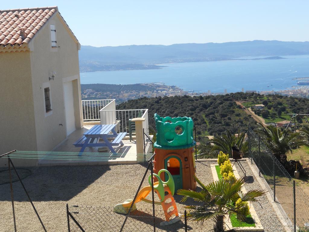 Gites Sassone, Vue Panoramique Sur Ajaccio Et La Mer Alata Quarto foto